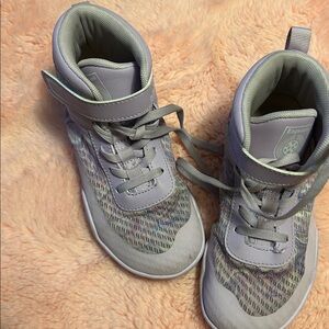 Lilac Multicolor High-Top Sneakers